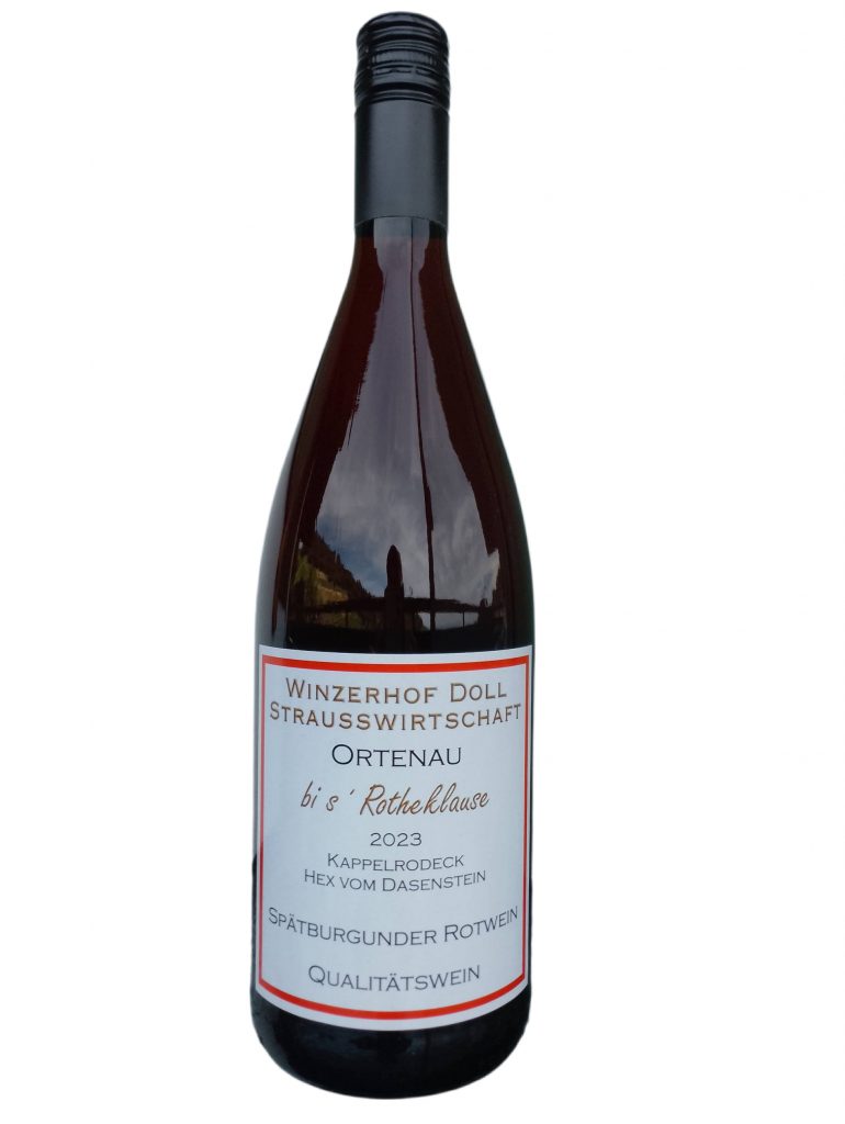 23er Spätburgunder Rotwein Qualitätswein feinherb 1,0L 12,0 % Vol.