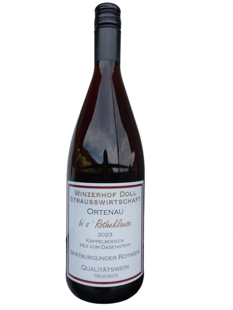 23er Spätburgunder Rotwein Qualitätswein trocken 1,0L 12,0 % Vol.