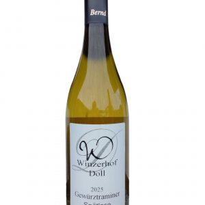 2025er Gew&uuml;rztraminer Sp&auml;tlese trocken 0,75L,  15,0 %vol. Alkohol