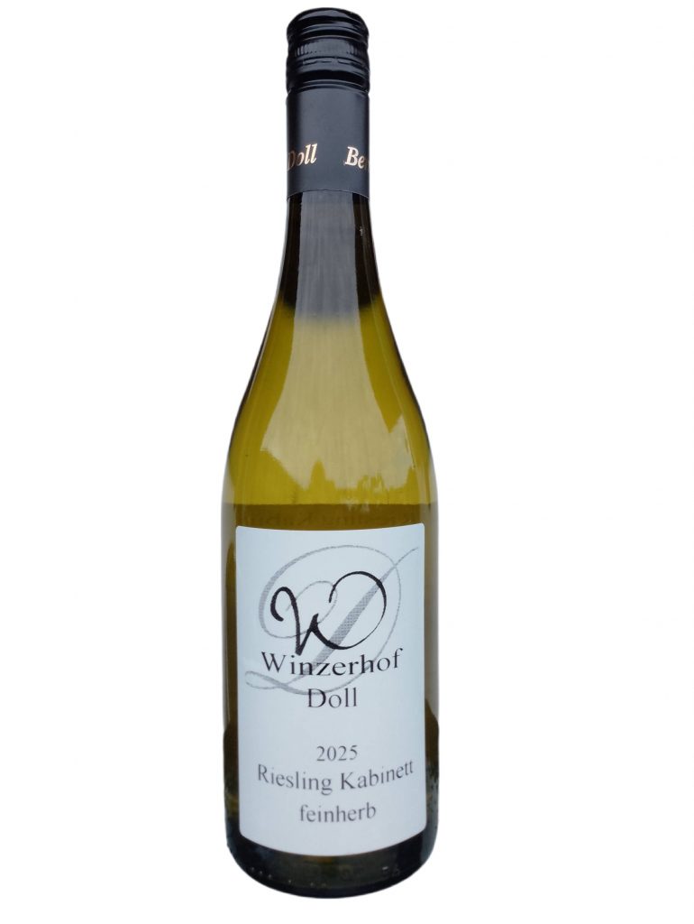 2025er Riesling Kabinett feinherb 0,75L,  11,5 %vol. Alkohol