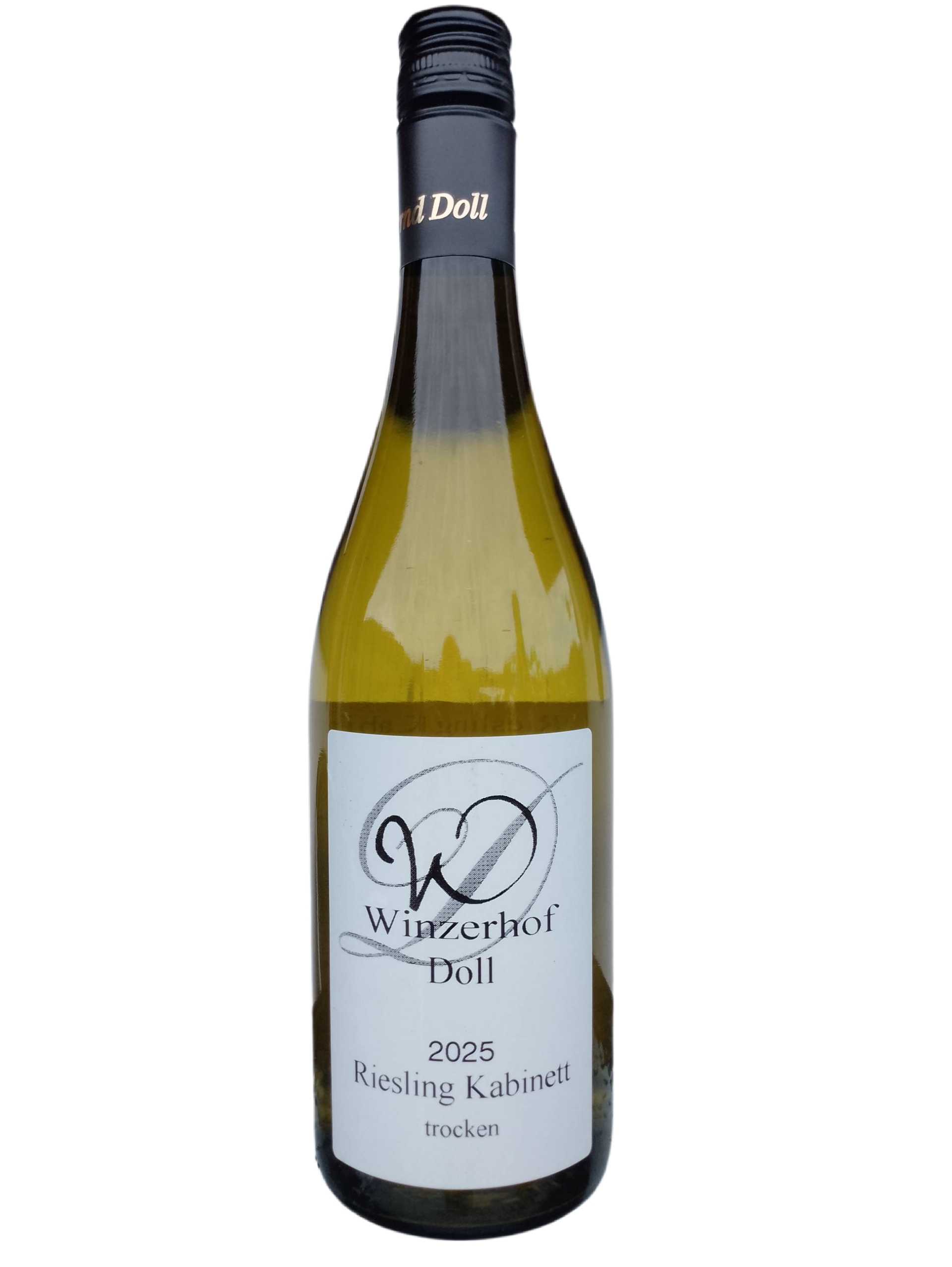 2025er Riesling Kabinett trocken 0,75L Burgunderflasche