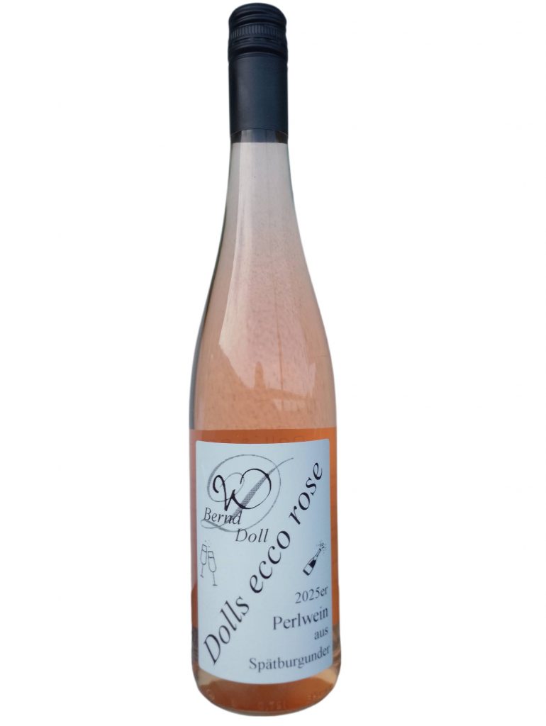 "NEU 2025" - Doll´s ecco Perlwein rosé 0,75L Schlegelflasche